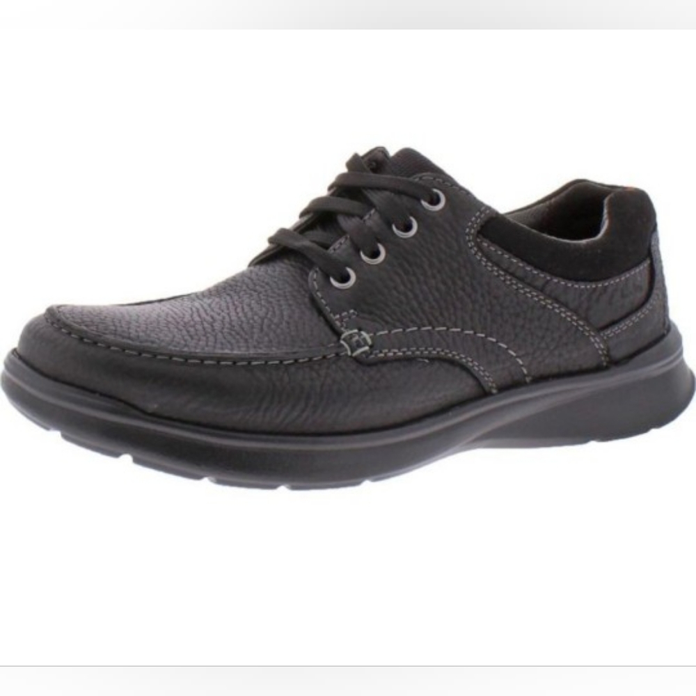 Clark Men's Cotrell Edge Leather Ortholite Lace Up Casual Oxford NWT